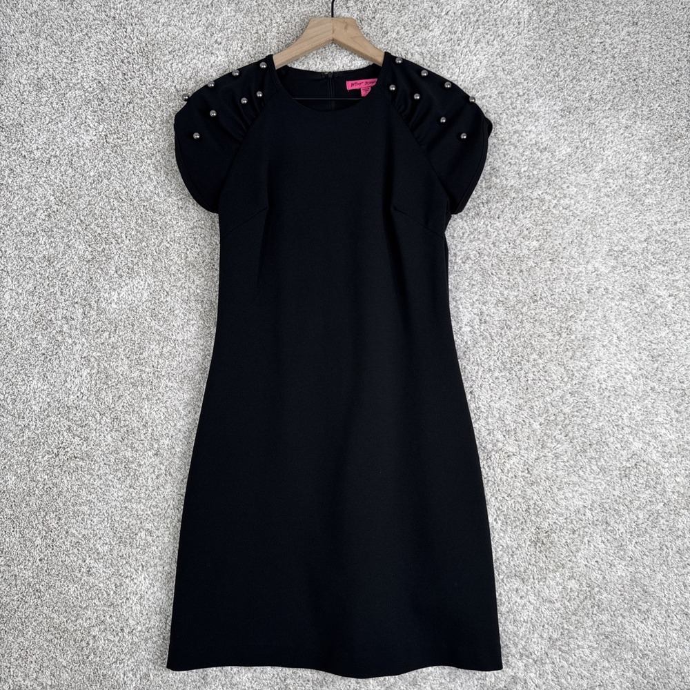 Betsey Johnson Faux Pearl Cap Sleeve Dress - Size 2